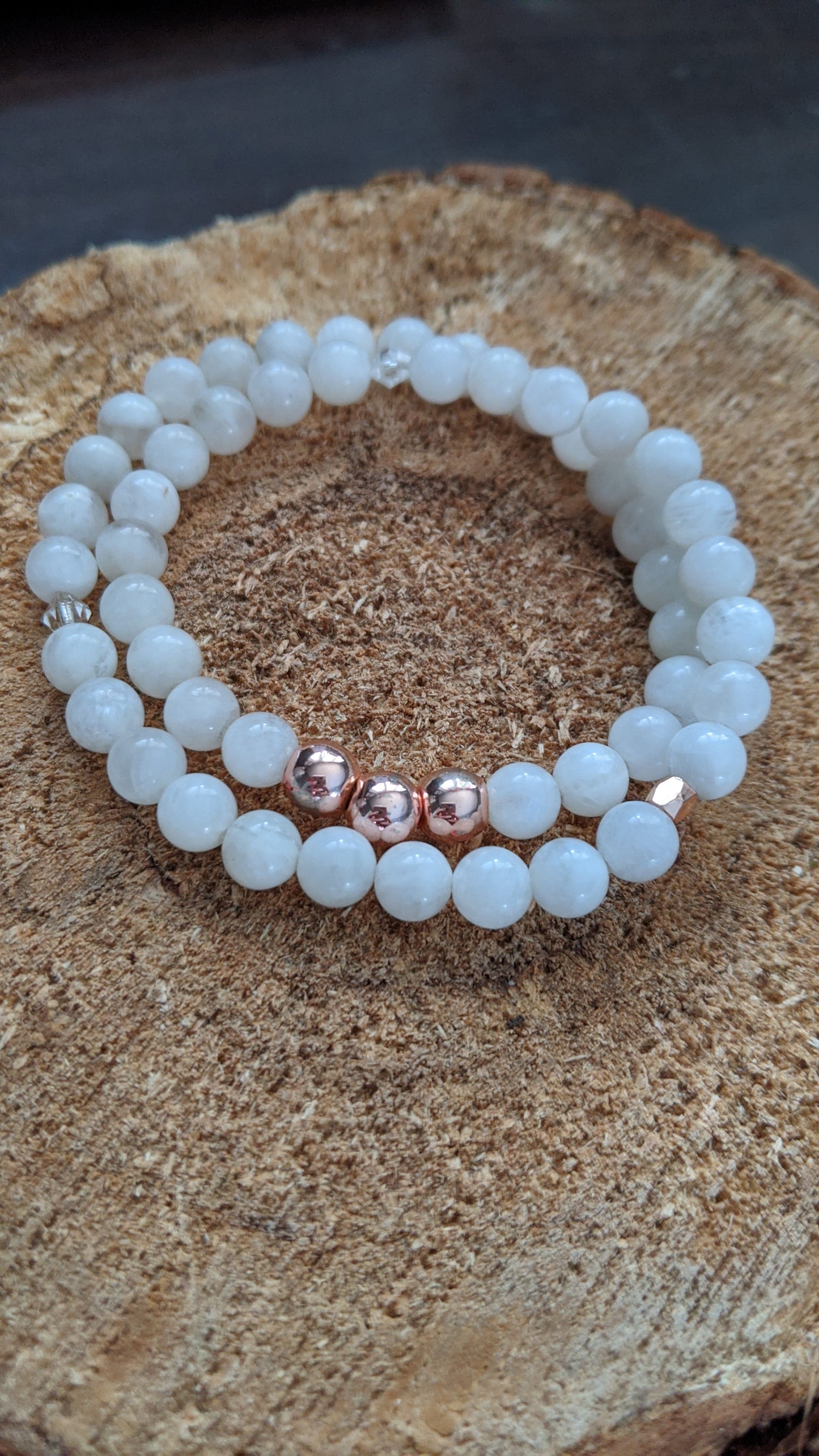 Moonstone Bracelet Set