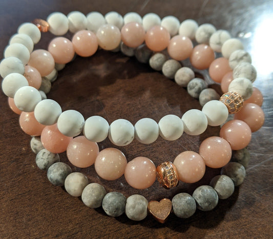 Pink Stacker Bracelet